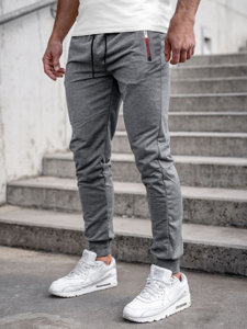 Herr Jogger Sweatpants Antrazitgrå Bolf JX5007A