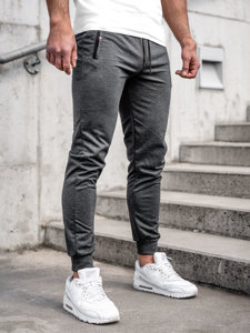 Herr Jogger Sweatpants Grafitgrå Bolf JX5001A