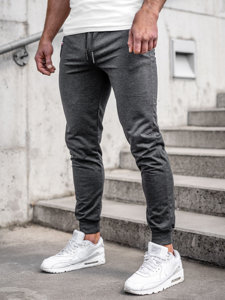 Herr Jogger Sweatpants Grafitgrå Bolf JX5001A