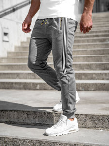 Herr Jogger-sweatpants Antracitgrå Bolf K10338A