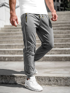 Herr Jogger-sweatpants Antracitgrå Bolf K10338A