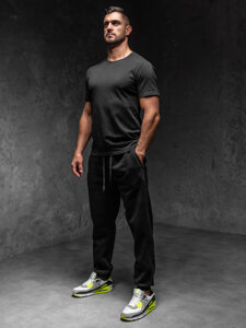 Herr Jogger-sweatpants Svart Bolf XW01-D