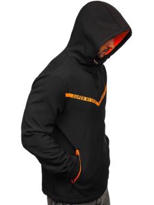 Herr Lättviktsjacka Softshell Svart Bolf KS2181