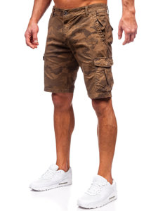 Herr Militära Cargoshorts Brun Bolf ZK8806