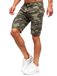 Herr Militära Cargoshorts Grön Bolf YF2226