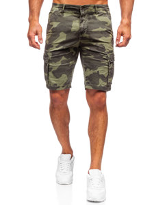 Herr Militära Cargoshorts Grön Bolf YF2226