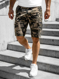 Herr Militära Cargoshorts Kaki Bolf 6713