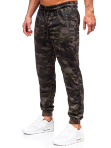 Herr Militära Joggers Mörkgrön Bolf JX6185