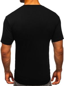 Herr Mönstrad T-shirt Svart Bolf 142175