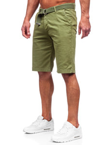 Herr Shorts med bälte Grön Bolf 0010