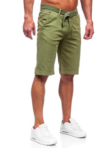 Herr Shorts med bälte Grön Bolf 0010