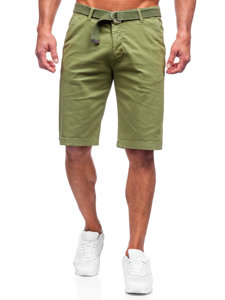 Herr Shorts med bälte Grön Bolf 0010