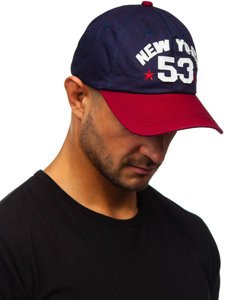 Herr Snapback Cap Marinblå Bolf CZ43