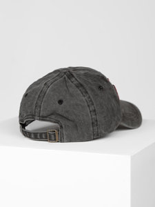 Herr Snapback Keps Svart Bolf CZ62