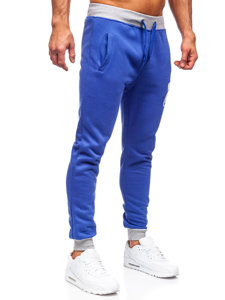 Herr Sweatpants Blå Bolf K10001