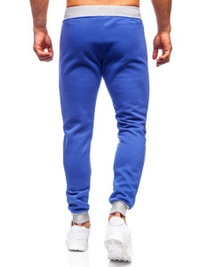 Herr Sweatpants Blå Bolf K10001