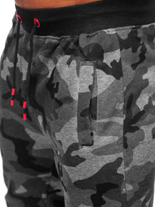 Herr Sweatpants Camo-Grafitgrå Bolf KZ15