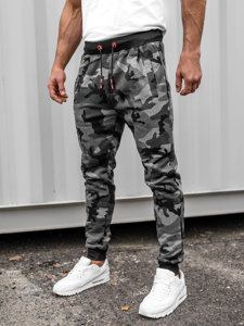 Herr Sweatpants Camo-Grafitgrå Bolf KZ15A