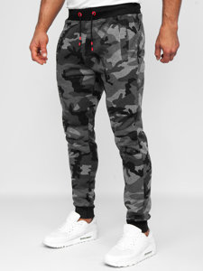 Herr Sweatpants Camo-Grafitgrå Bolf KZ15B