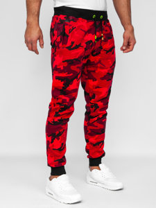 Herr Sweatpants Camo-Röd Bolf KZ15B