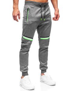 Herr Sweatpants Grafitgrå Bolf K10276