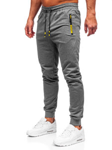 Herr Sweatpants Grafitgrå Bolf K10350