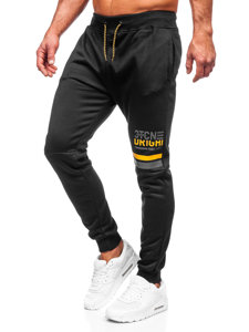 Herr Sweatpants Svart Bolf AM108