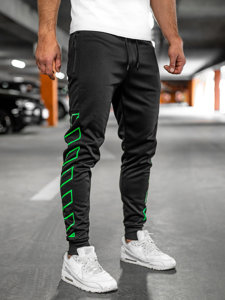 Herr Sweatpants Svart Bolf HL9161