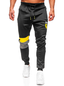 Herr Sweatpants Svart Bolf K10122