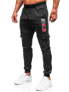 Herr Sweatpants Svart Bolf K10287