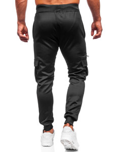 Herr Sweatpants Svart Bolf K10287