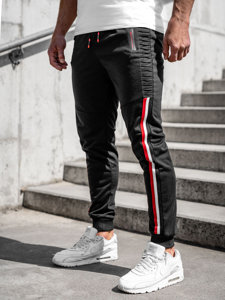 Herr Sweatpants Svart Bolf K10329