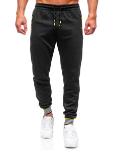 Herr Sweatpants Svart Bolf K10332