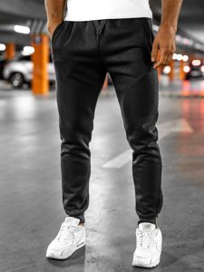 Herr Sweatpants Svart Bolf XW01