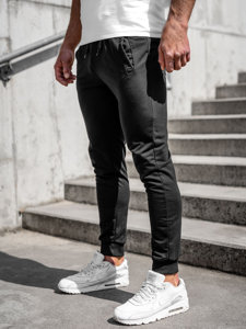 Herr Sweatpants Svart Bolf XW02