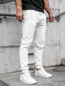 Herr Sweatpants Vit Bolf CK01