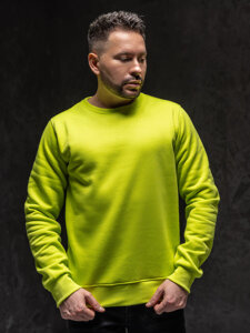 Herr Sweatshirt Grön-Neon Bolf 2001A1