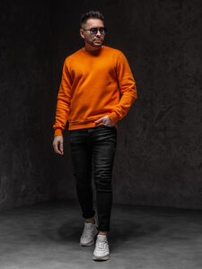 Herr Sweatshirt Orange Bolf 2001A1