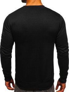 Herr Sweatshirt Svart Bolf BO-01