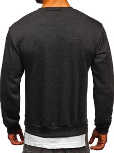 Herr Sweatshirt med tryck Grafit Bolf 181905