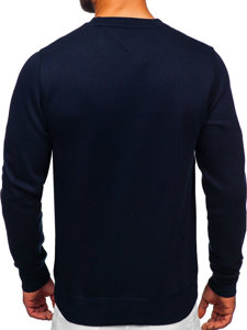 Herr Sweatshirt med tryck Marinblå Tommy Hilfiger MW0MW11596