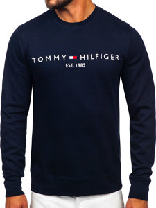 Herr Sweatshirt med tryck Marinblå Tommy Hilfiger MW0MW11596