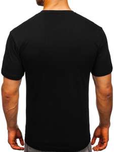 Herr T-shirt med tryck Vit Bolf 10821