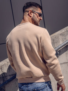 Herr Tjock Sweatshirt Beige Bolf 2001A