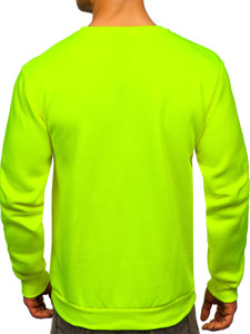 Herr Tjock Sweatshirt Gul-Neon Bolf 2001