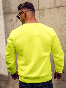 Herr Tjock Sweatshirt Gul-Neon Bolf 2001A