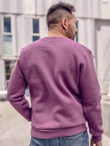 Herr Tjock Sweatshirt Violett Bolf 2001A