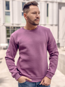 Herr Tjock Sweatshirt Violett Bolf 2001A