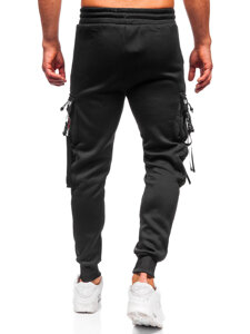 Herr Varm Cargo-joggers Svart Bolf HSS347