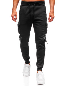 Herr Varm Cargo-joggers Svart Bolf HSS361